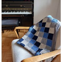 Decke Handgemacht Patchworkstyle Quadrat, Gehäkelt Decke Handgemacht Patchworkstyle Quadrat, Gehäkelt von NewaHandgemacht