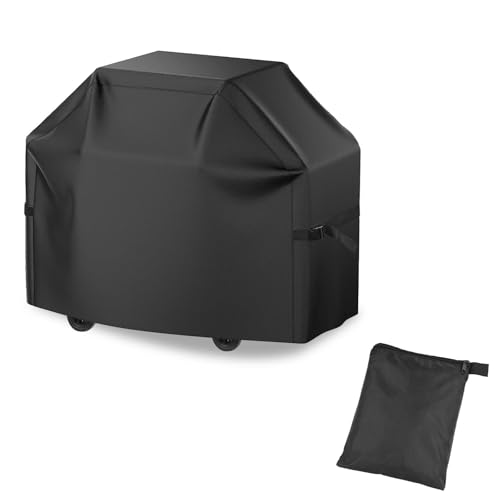 Newbob Große Grillabdeckung Wetterfest, Universal Grill Abdeckhaube Wasserdicht Gas Grill Abdeckung für den Außenbereich Grill Zubehör, 420D Oxford Robust Grill Abdeckplane(117x61x117cm) von Newbob
