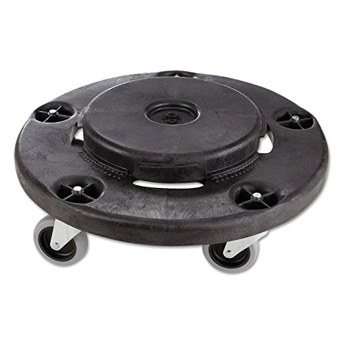 Rubbermaid Commercial Products Brute® Transportroller für Brute® Behälter, kompatibel mit 90 l, 145 l, 200 l und 250 l Varianten, schwarz | FG264000BLA Rubbermaid Commercial Products Brute® Transportroller für Brute® Behälter, kompatibel mit 90 l, 145 l, 200 l und 250 l Varianten, schwarz | FG264000BLA von Rubbermaid Commercial