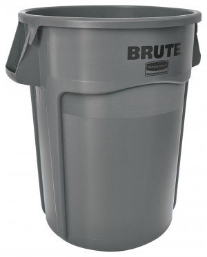 Rubbermaid Brute® Container mit Lüftungskanälen 166,5 l, Farbe:Grau von Rubbermaid
