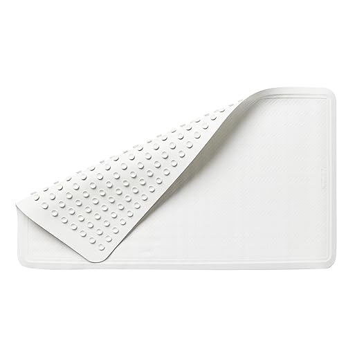 Rubbermaid Commercial Products 1982729 Safti-Grip-Badematte, 91,4 x 45,7 cm, weiß, rutschfest für die Badewanne von Rubbermaid