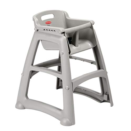 Rubbermaid Commercial Products R050836 Commercial Sturdy Chair Kinderhochsitz mit Füßen, Platin von Rubbermaid