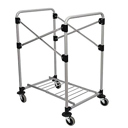 Rubbermaid Commercial Products Wäschewagen-Rahmen X-Cart , zusammenklappbar, 150 l, Grau von Rubbermaid