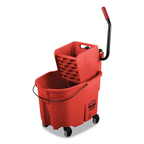 Rubbermaid WaveBreak Seite Drücken Combo, 35 Quart, rot, 1 von Rubbermaid Commercial Products