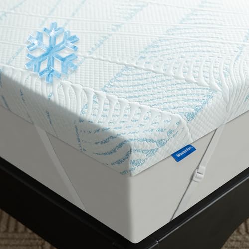 Newentor® Matratzen Topper 160x200cm Gel Boxspringbett, Matratzentopper 160x200 Schlafsofa Bett Gelschaum, Mattress Topper 160x200 H2/H3 Bezug Kaltschaum 7CM Höhe Kühl von Newentor