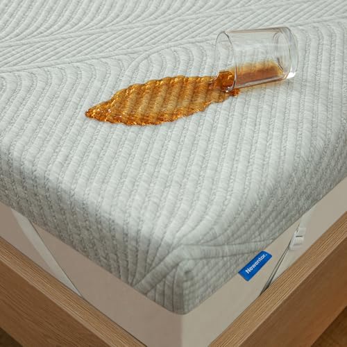 Newentor® Matratzen Topper 200x200cm Gel Boxspringbett, Matratzentopper 200x200 Schlafsofa Bett Gelschaum, Mattress Topper 200x200 H2/H3 Bezug Kaltschaum 7CM Höhe Wasserdicht von Newentor