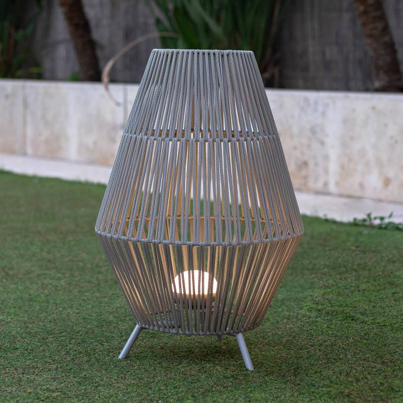 Newgarden Conta LED-Akku-Tischlampe taupe 72cm von Newgarden