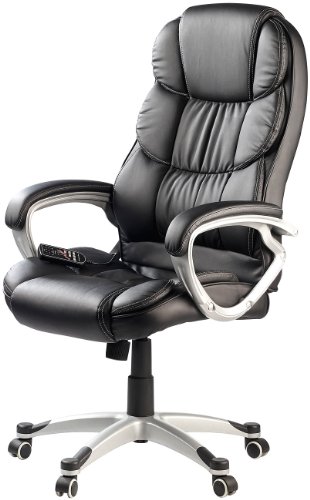 Newgen Medicals Bürostuhl: Bequemer Büro-Chef-Sessel mit Vibrations-Massagefunktion (Massage Bürostuhl) von Newgen Medicals