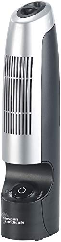 newgen medicals Luftionisator: Luftreiniger mit Ionisator und Gebläse, 2 Stufen, 3,2 Watt (Luftreiniger mit Ionisator-Technik, Raumluft Ionisator, newgen medicals hocheffektiver) von Newgen Medicals