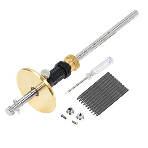 Newkiton Felgenmarkierungsmesser Plus mit Mikroeinstellfunktion (schwarz) von Newkiton
