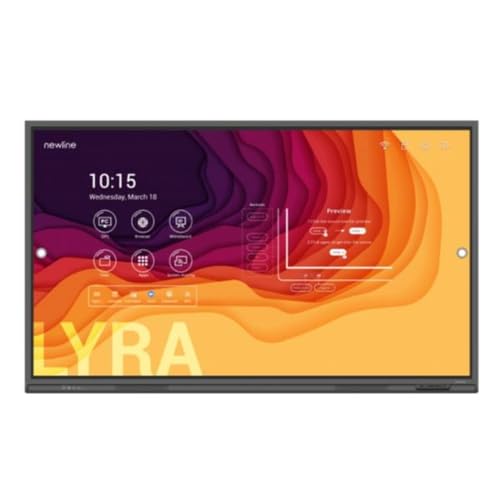 Newline Interactive Interaktiver Touchscreen, TT-8623QAS, 21,4 cm (86 Zoll), 60 Hz von Newline Interactive