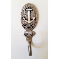 Boot Anker Hoffnung Nautical Coastal Beach Ocean Love-Made Wandhalterung Bleifrei Recycled Silber Zinn Haken Made in Usa Boot Anker Hoffnung Nautical Coastal Beach Ocean Love-Made Wandhalterung Bleifrei Recycled Silber Zinn Haken Made in Usa von NewportStores