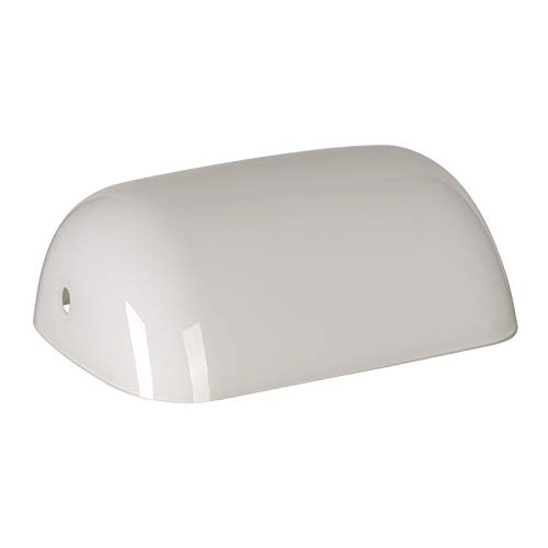 Newrays Ersatzglas Bankers Lampenschirmabdeckung für Schreibtischlampe (Weiß) von Newrays
