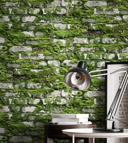 NEWROOM Steintapete Tapete Grau Mauer Stein Modern Vliestapete Grün Vlies moderne Design 3D Optik Steintapete Ziegelstein Backstein Mauerwerk Klinker Loft inkl. Tapezier Ratgeber NEWROOM Steintapete Tapete Grau Mauer Stein Modern Vliestapete Grün Vlies moderne Design 3D Optik Steintapete Ziegelstein Backstein Mauerwerk Klinker Loft inkl. Tapezier Ratgeber von Newroom Design