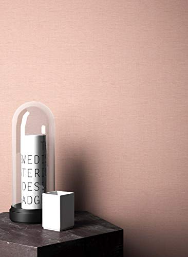 NEWROOM Tapete rosa Vliestapete schöne moderne und edle Design Optik, inklusive Tapezier Ratgeber von Newroom Design
