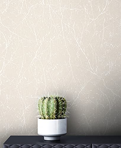 Newroom Tapete Beige Vliestapete Blumen - Blumentapete Floral Weiß Blätter Zweige Romantisch inkl. Tapezier-Ratgeber Newroom Tapete Beige Vliestapete Blumen - Blumentapete Floral Weiß Blätter Zweige Romantisch inkl. Tapezier-Ratgeber von Newroom