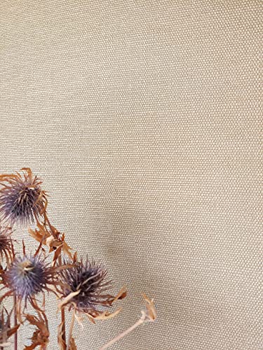 NEWROOM Tapete Beige Vliestapete Leicht Glänzend - Unitapete Uni Taupe Metallic Textil-Optik Modern Glamour Struktur inkl. Tapezier-Ratgeber von Newroom