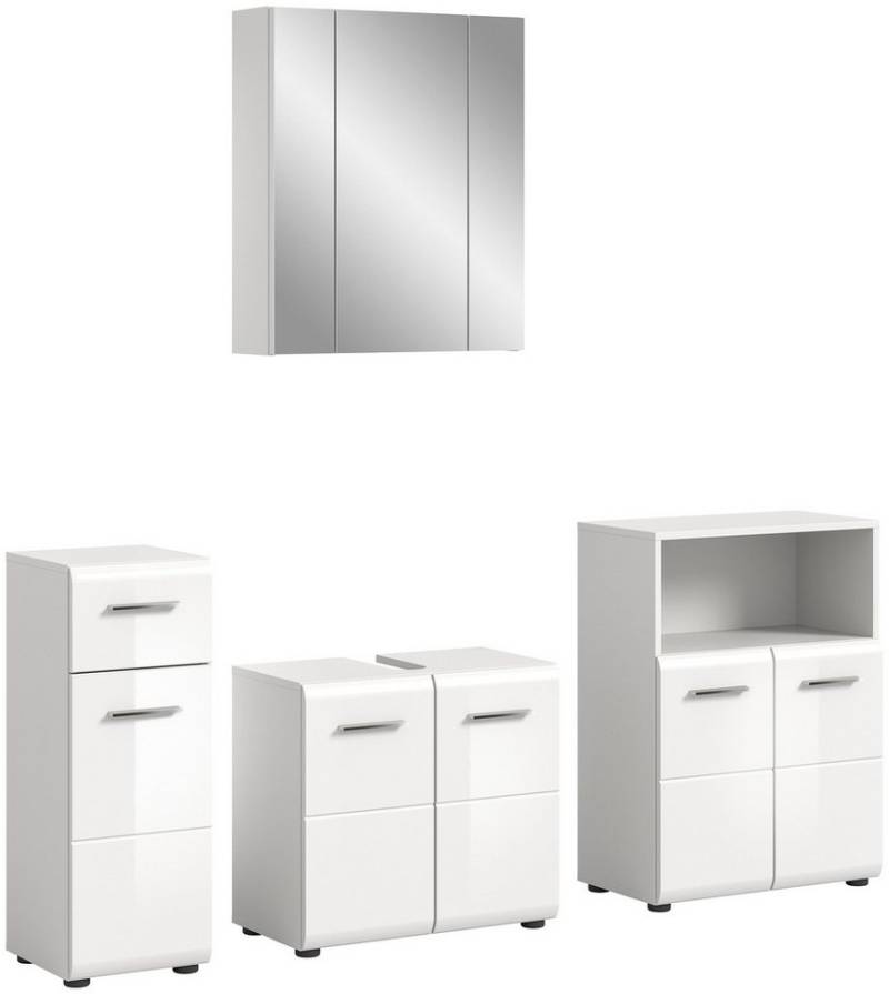 Newroom Badezimmer-Set Gudina, Badezimmer-Set Weiß Hochglanz Badezimmermöbel Badmöbel Set Moder... Newroom Badezimmer-Set Gudina, Badezimmer-Set Weiß Hochglanz Badezimmermöbel Badmöbel Set Moder... von Newroom