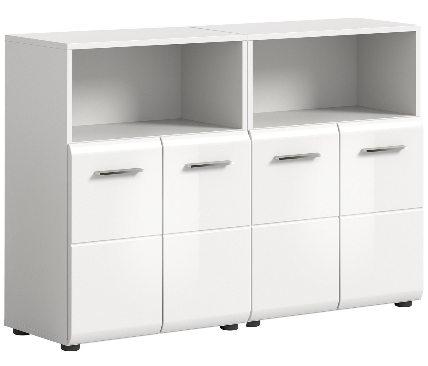 Newroom Badezimmer-Set Gudina, Badezimmer-Set Weiß Hochglanz Badezimmermöbel Badmöbel Set Moder... Newroom Badezimmer-Set Gudina, Badezimmer-Set Weiß Hochglanz Badezimmermöbel Badmöbel Set Moder... von Newroom