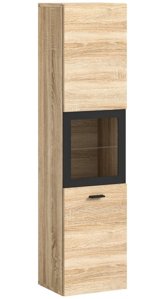 Newroom Hochschrank Bascu Hochschrank Eiche Sonoma Badezimmerschrank Schrank Modern Zeitlos B... von Newroom