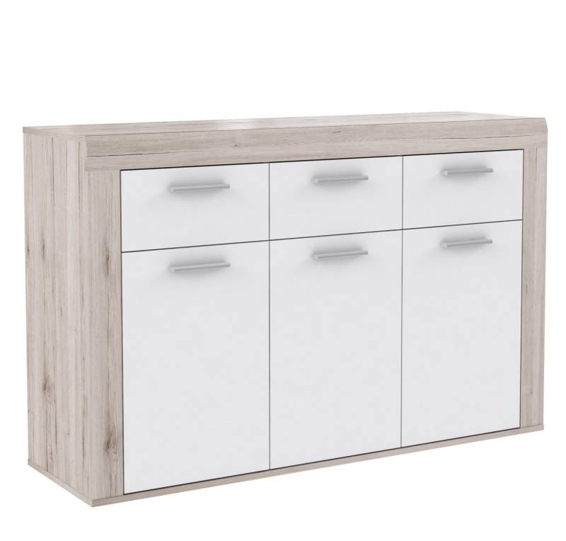 Newroom Kommode Celia, Kommode Sandeiche Modern Sideboard Barkommode Wohnzimmer von Newroom