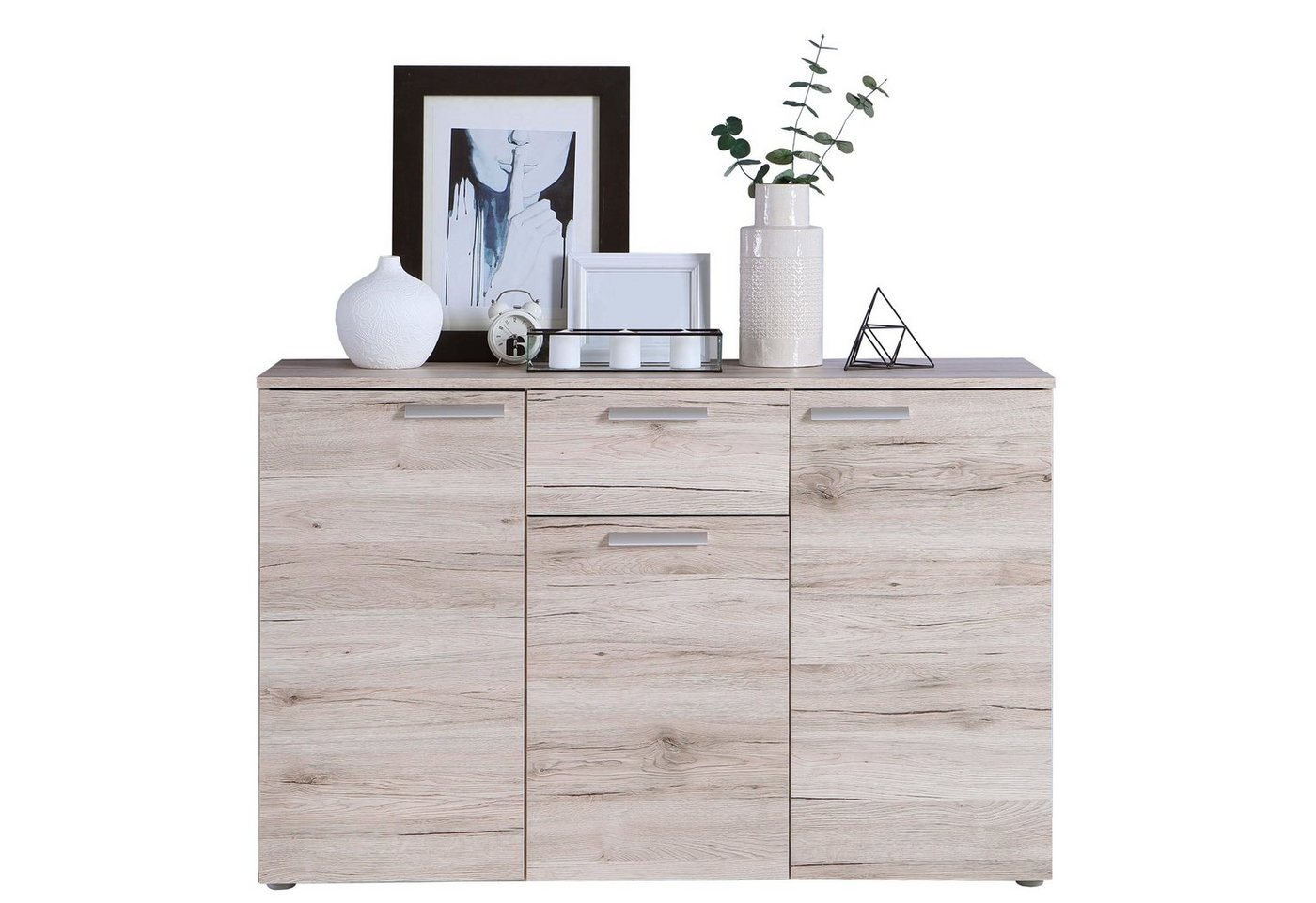 Newroom Kommode Demmy, Kommode Sandeiche Modern Sideboard Barkommode Wohnzimmer von Newroom