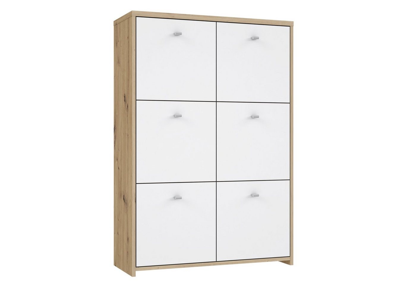 Newroom Kommode Lana, Kommode Artisan Eiche Skandi Modern Sideboard Highboard Wohnzimmer von Newroom