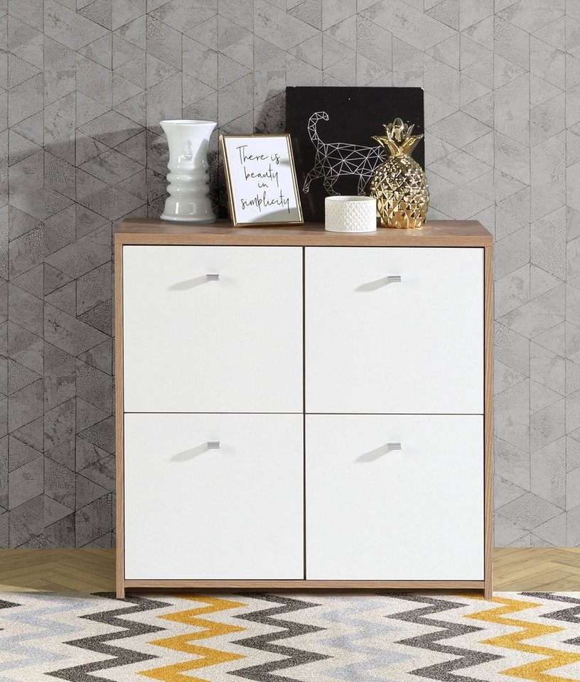 Newroom Kommode Lana, Kommode Artisan Eiche Skandi Modern Sideboard Highboard Wohnzimmer von Newroom