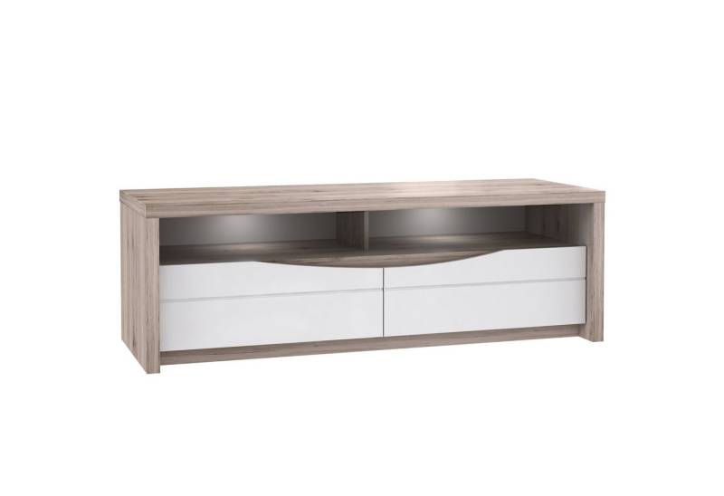 Newroom Lowboard Camilla, TV Lowboard Sandeiche Modern TV Schrank Fernsehtisch Wohnzimmer von Newroom