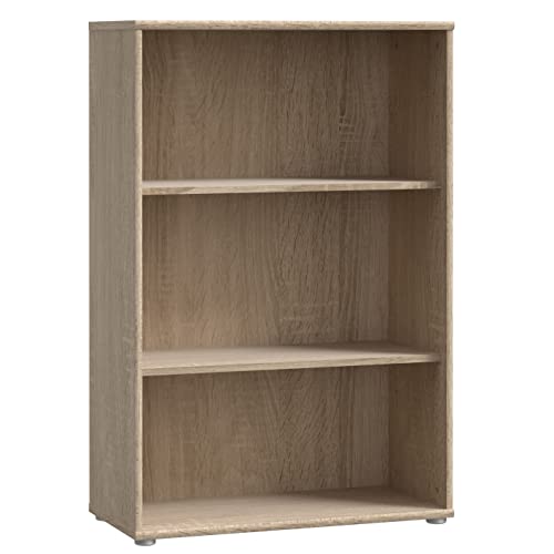 Newroom Regal Sonoma Eiche Bücherregal Modern - 54x85,5x34,8 cm (BxHxT) - Standregal Schrank - [Albus.Eighteen] Büro Arbeitszimmer Wohnzimmer von Newroom