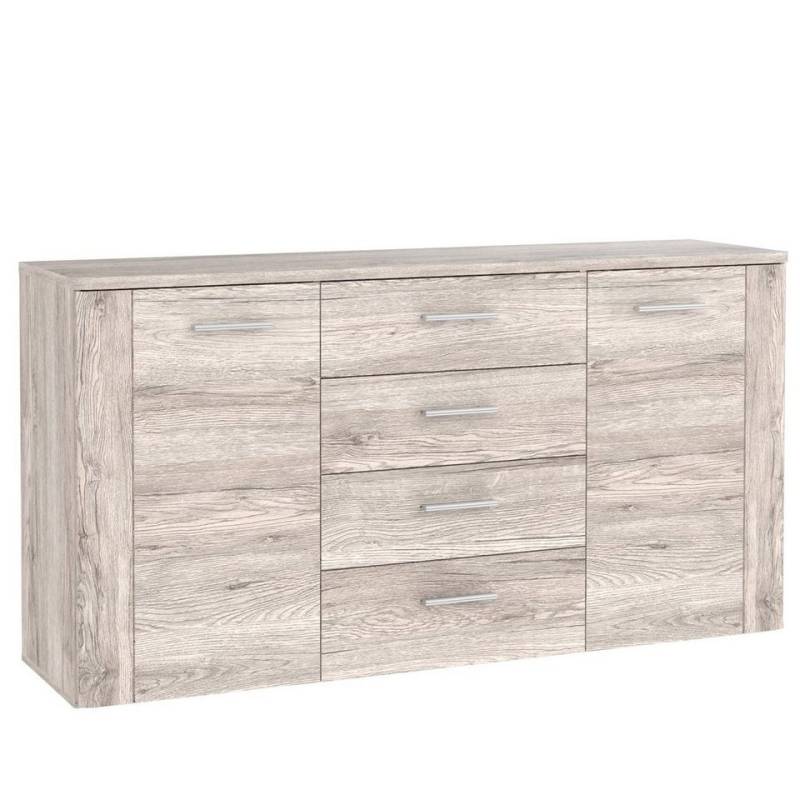 Newroom Sideboard Rylie, Sideboard Sandeiche Modern Industrial Kommode Highboard Wohnzimmer von Newroom