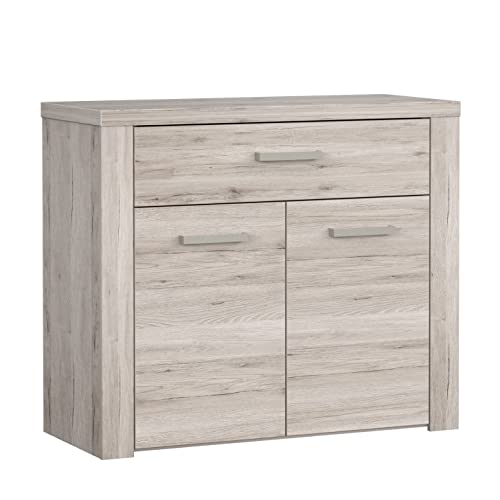 Newroom Sideboard Sandeiche Sideboard Modern - 96,3x83,1x41,3 cm (BxHxT) - Highboard Anrichte - [Tammy.Two] Wohnzimmer Wohnstube Büro von Newroom