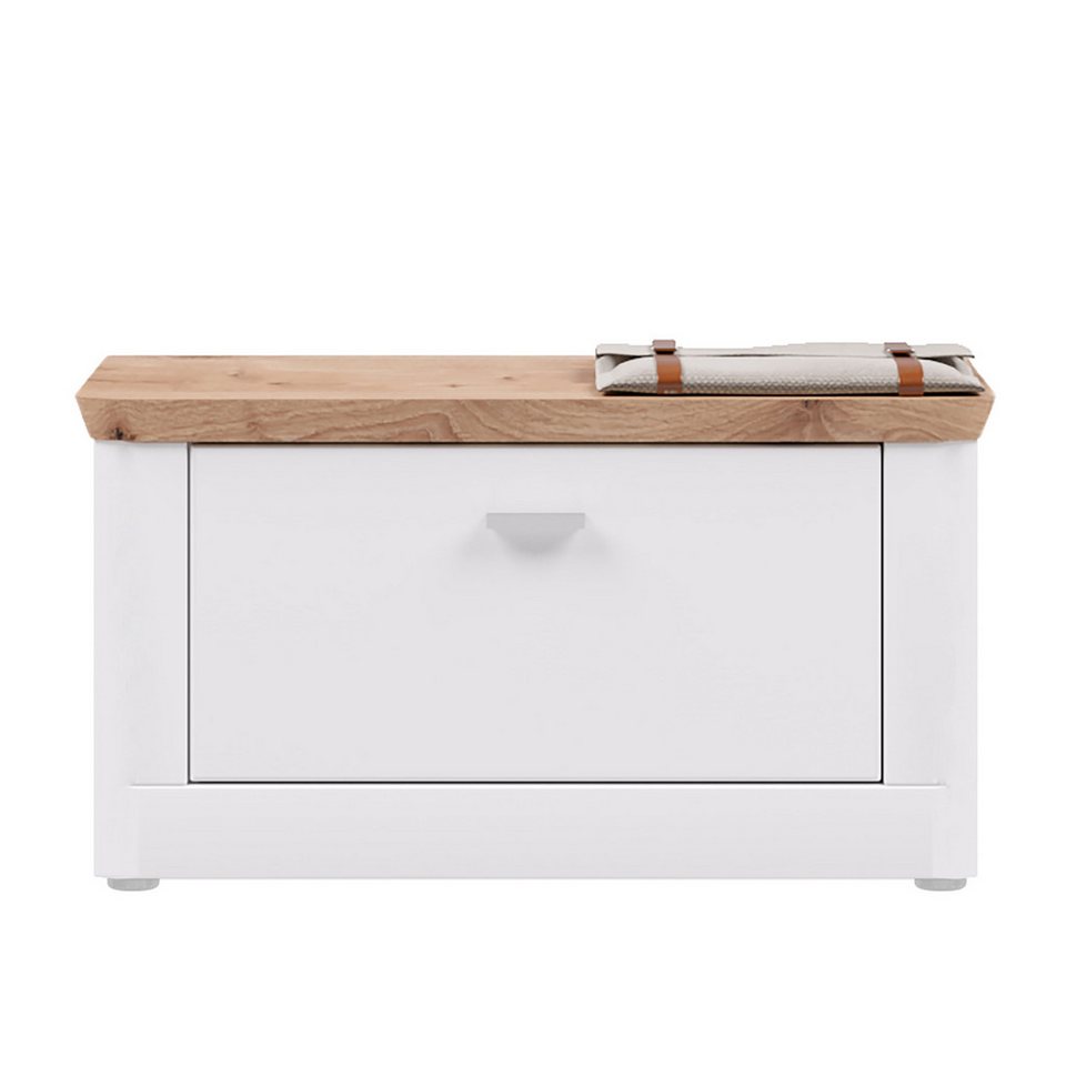 Newroom Sitzbank Michalina, Sitzbank weiß NB weiß matt MDF TZ Modern Sitzcontainer Sitzhocker... Newroom Sitzbank Michalina, Sitzbank weiß NB weiß matt MDF TZ Modern Sitzcontainer Sitzhocker... von Newroom