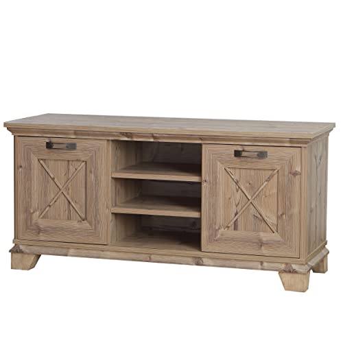 Newroom TV Lowboard Bramberg Fichte TV Schrank Modern - 145x68,4x45 cm (BxHxT) - Fernsehtisch TV Board Rack - [Tasha.one] Wohnzimmer Wohnstube Büro von Newroom