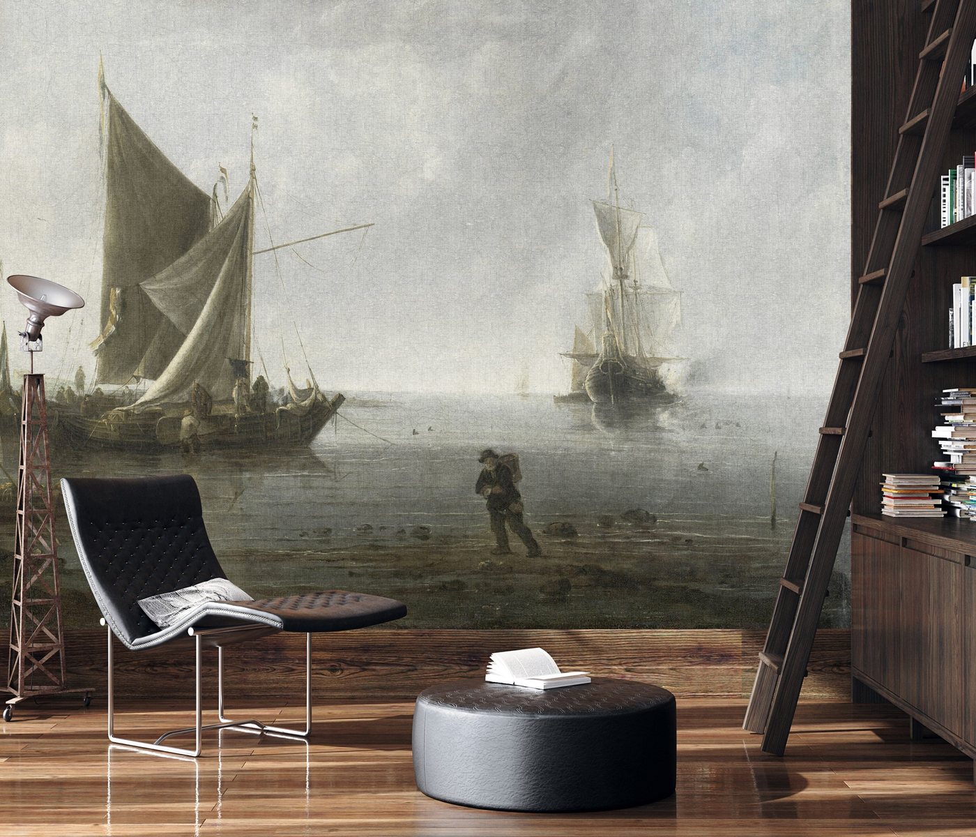 Newroom Vliestapete, [ 3,5 x 2,7 m ] großzügiges Motiv - kein wiederkehrendes Muster - Fototapete Wandbild Segelschiffe Meer Boote Made in Germany von Newroom