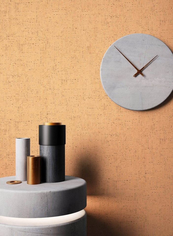 Newroom Vliestapete, Braun Tapete Uni Beton - Unitapete Betonoptik Orange Modern Putz Struktur für Wohnzimmer Schlafzimmer Küche Newroom Vliestapete, Braun Tapete Uni Beton - Unitapete Betonoptik Orange Modern Putz Struktur für Wohnzimmer Schlafzimmer Küche von Newroom