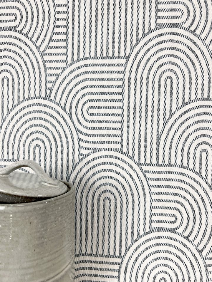 Newroom Vliestapete, Grau Tapete Boho Linien - Mustertapete Boho Tapete Weiß Modern Grafisch Bogen für Wohnzimmer Schlafzimmer Küche, Mustertapete, Boho Tapete Newroom Vliestapete, Grau Tapete Boho Linien - Mustertapete Boho Tapete Weiß Modern Grafisch Bogen für Wohnzimmer Schlafzimmer Küche, Mustertapete, Boho Tapete von Newroom