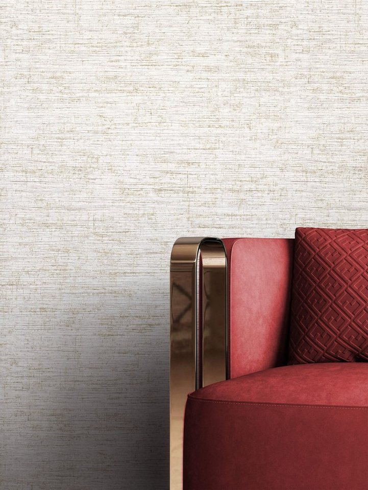 Newroom Vliestapete, Grau Tapete Uni Leicht Glänzend - Unitapete Einfarbig Creme Gold Modern Struktur für Wohnzimmer Schlafzimmer Küche Newroom Vliestapete, Grau Tapete Uni Leicht Glänzend - Unitapete Einfarbig Creme Gold Modern Struktur für Wohnzimmer Schlafzimmer Küche von Newroom