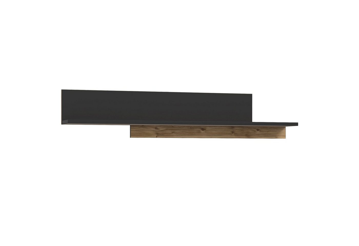 Newroom Wandboard Dosa, Wandboard Schwarz und Alpenfichte Modern Wandregal Bücherregal Newroom Wandboard Dosa, Wandboard Schwarz und Alpenfichte Modern Wandregal Bücherregal von Newroom