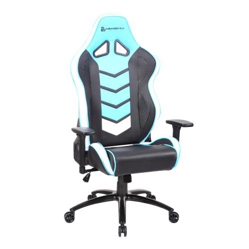 Newskill Kaidan Professioneller Gaming-Stuhl mit Metallgestell, Rückenlehne mit 180 Grad Verstellbarer Rückenlehne und 3D-Armlehnen, Blau, 1, NS-CH-KAIDAN-BLUE von Newskill