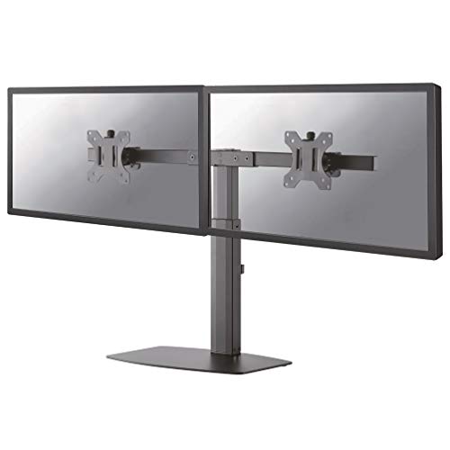 Newstar Monitor Tischhalterung Schwarz FPMA-D865DBLACK Doppel 10-27 12kg von Neomounts