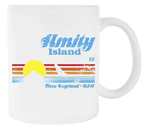 Amity Island Weißer Keramikbecher Für Kaffeetasse Für Tee von Newtee