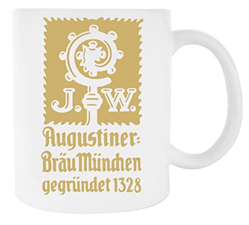 Augustiner Bräu Weißer Keramikbecher Für Kaffeetasse Für Tee von Newtee