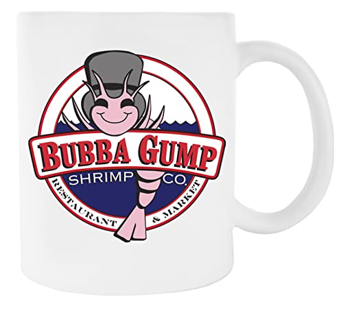 Forrest Gump - Bubba Gump Shrimp Co. Weißer Keramikbecher Für Kaffeetasse Für Tee von Newtee