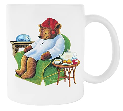 Himmlisches Gewürz Sleepytime Tea Bear Weißer Keramikbecher Für Kaffeetasse Für Tee von Newtee