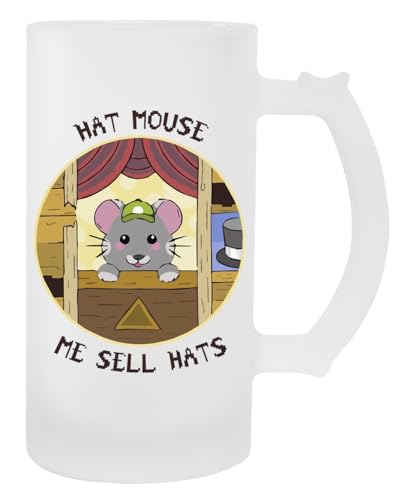 Stardew Valley - Hat Mouse Bierglas Transparenter Becher Mit Griff von Newtee
