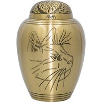 Katze Kremation Urne, Messing Haustier Beerdigung Esche Urne - Gold Mit Personalisierung von Newworldaccents