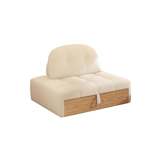 NexaGeniX Ausziehbares Schlafsofa Klappbares Schlafsofa, klappbarer Sofastuhl, multifunktionales, ausziehbares Bett, gemütliche Gästebetten for kleine Räume im Wohnzimmer(85 * 110 * 80cm) von NexaGeniX