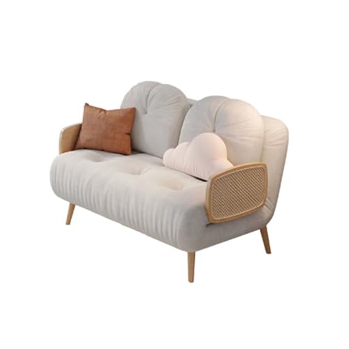 NexaGeniX Ausziehbares Schlafsofa Klappbares Schlafsofa, verstellbare Rückenlehne, umwandelbarer Sessel, platzsparendes Design, geeignet for Schlafzimmer und Wohnzimmer(Weiß,120cm) von NexaGeniX