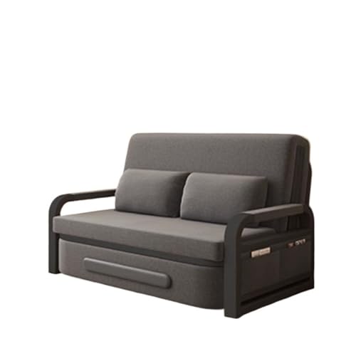 NexaGeniX Ausziehbares Schlafsofa Platzsparendes Klappsofabett, umwandelbar in EIN Einzelbett, multifunktional for Wohnzimmer und Balkon(Klein) von NexaGeniX